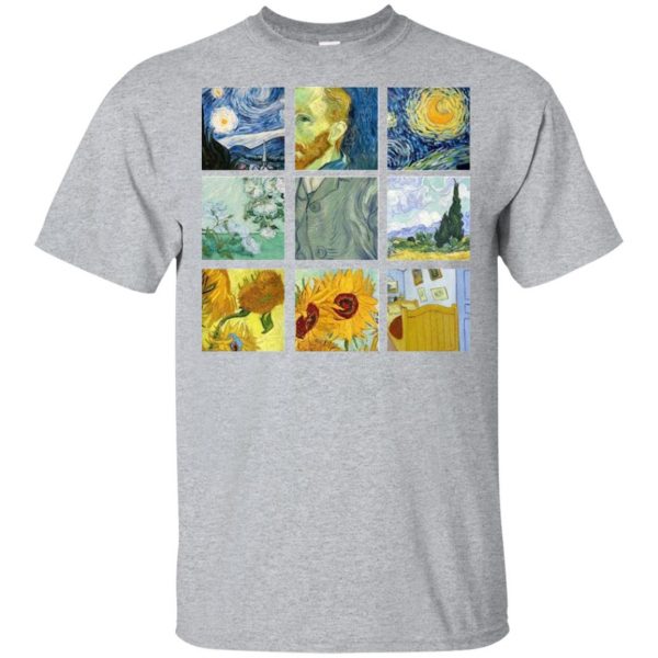 Vincent Van Gogh Collage T-Shirts, Hoodie, Tank 3