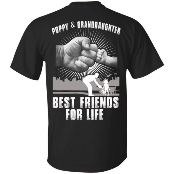 Poppy And Granddaughter Best Friends For Life T-Shirts, Hoodie, Tank 3