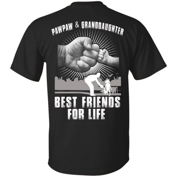 Paw And Granddaughter Best Friends For Life T-Shirts, Hoodie, Tank 3