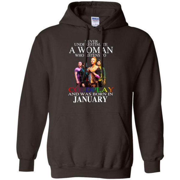 A Woman Who Listens To Coldplay And Was Born In January T-Shirts, Hoodie, Tank Apparel 9