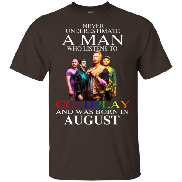 A Man Who Listens To Coldplay And Was Born In August T-Shirts, Hoodie, Tank Apparel 6