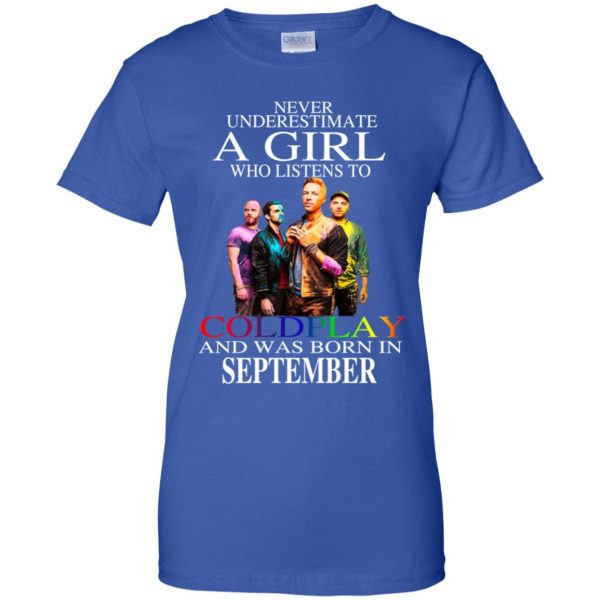 A Girl Who Listens To Coldplay And Was Born In September T-Shirts, Hoodie, Tank Apparel 14