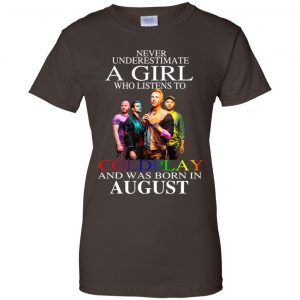 A Girl Who Listens To Coldplay And Was Born In August T-Shirts, Hoodie, Tank 23