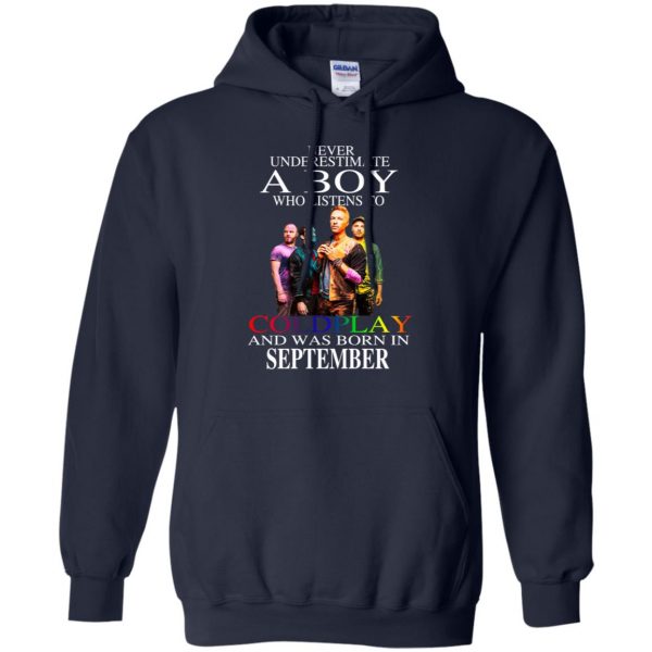 A Boy Who Listens To Coldplay And Was Born In September T-Shirts, Hoodie, Tank 10