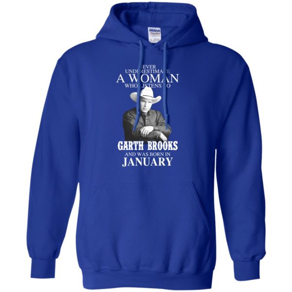 A Woman Who Listens To Garth Brooks And Was Born In January T-Shirts, Hoodie, Tank 10