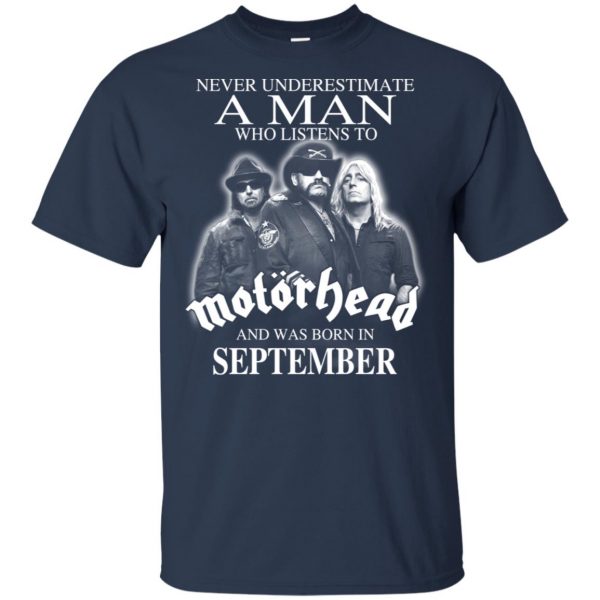 A Man Who Listens To Motorhead And Was Born In September T-Shirts, Hoodie, Tank 5
