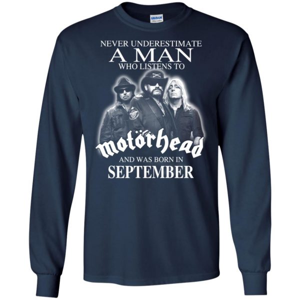 A Man Who Listens To Motorhead And Was Born In September T-Shirts, Hoodie, Tank 8