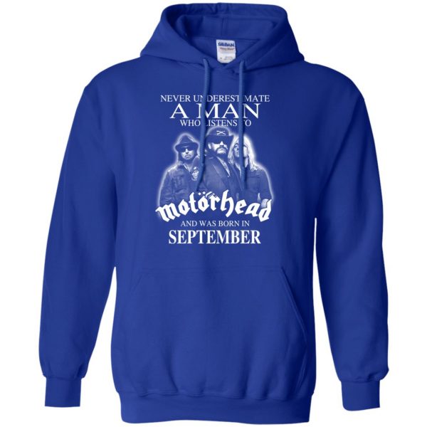 A Man Who Listens To Motorhead And Was Born In September T-Shirts, Hoodie, Tank 12