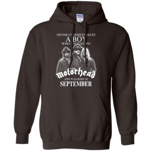 A Boy Who Listens To Motorhead And Was Born In September T-Shirts, Hoodie, Tank 22