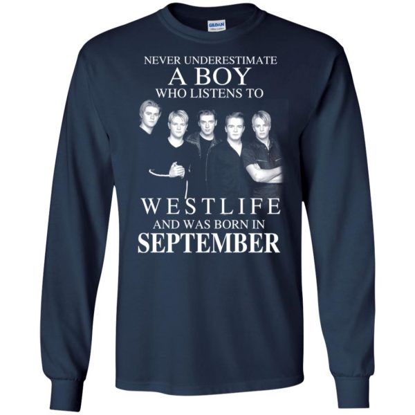 A Boy Who Listens To Westlife And Was Born In September T-Shirts, Hoodie, Tank Apparel 8