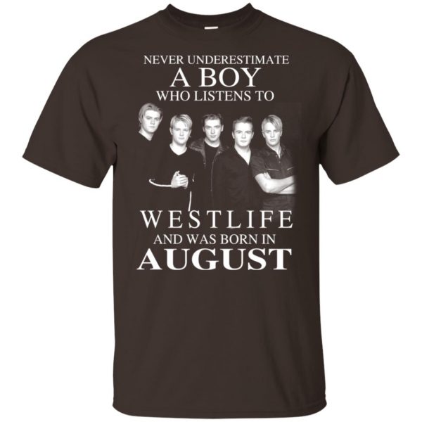 A Boy Who Listens To Westlife And Was Born In August T-Shirts, Hoodie, Tank Apparel 6