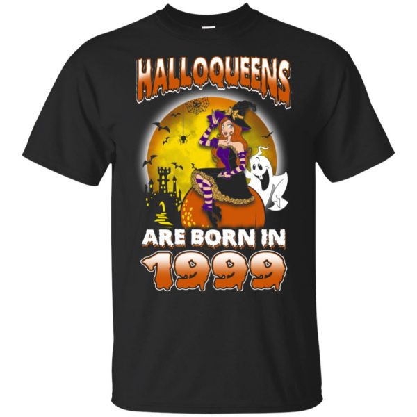 Halloqueens Are Born In 1999 Halloween T-Shirts, Hoodie, Tank Birthday Gift & Age 3