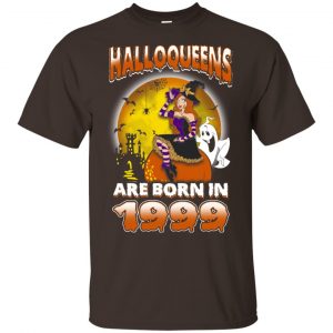 Halloqueens Are Born In 1999 Halloween T-Shirts, Hoodie, Tank Birthday Gift & Age 2