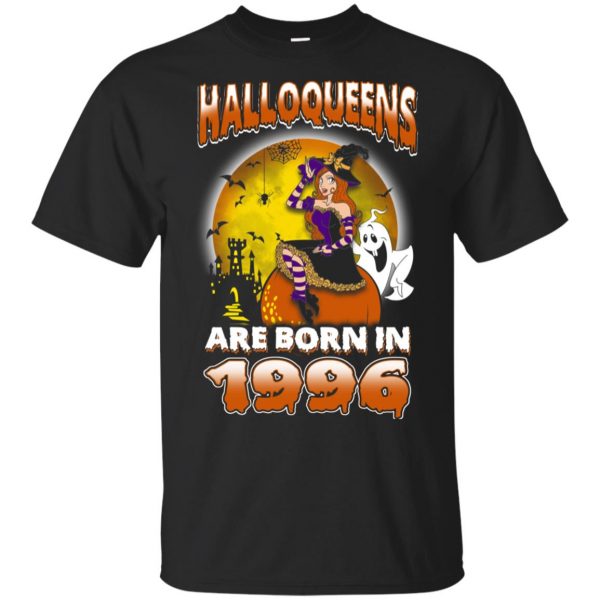 Halloqueens Are Born In 1996 Halloween T-Shirts, Hoodie, Tank Birthday Gift & Age 3