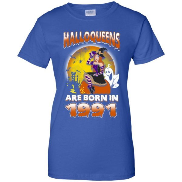 Halloqueens Are Born In 1991 Halloween T-Shirts, Hoodie, Tank Birthday Gift & Age 14