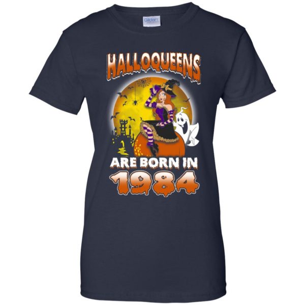 Halloqueens Are Born In 1984 Halloween T-Shirts, Hoodie, Tank Birthday Gift & Age 13