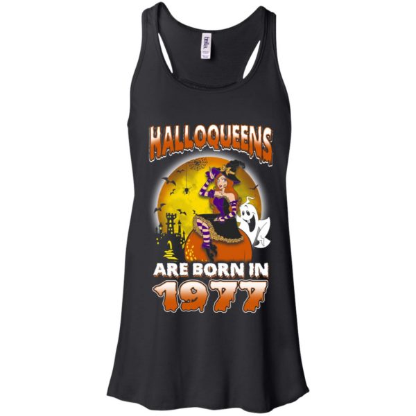 Halloqueens Are Born In 1977 Halloween T-Shirts, Hoodie, Tank Birthday Gift & Age 7