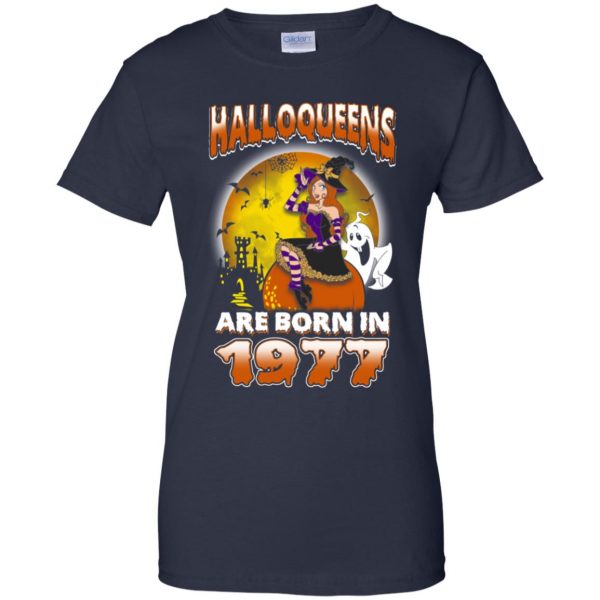 Halloqueens Are Born In 1977 Halloween T-Shirts, Hoodie, Tank Birthday Gift & Age 13