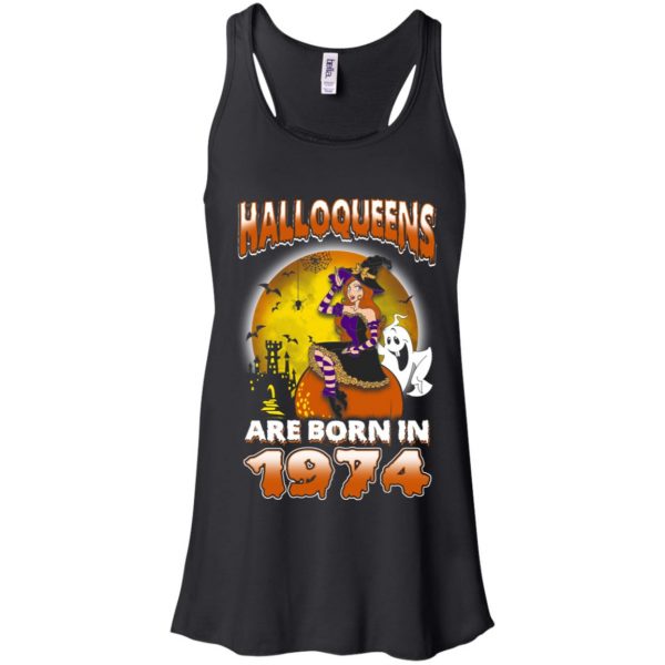 Halloqueens Are Born In 1974 Halloween T-Shirts, Hoodie, Tank Birthday Gift & Age 7