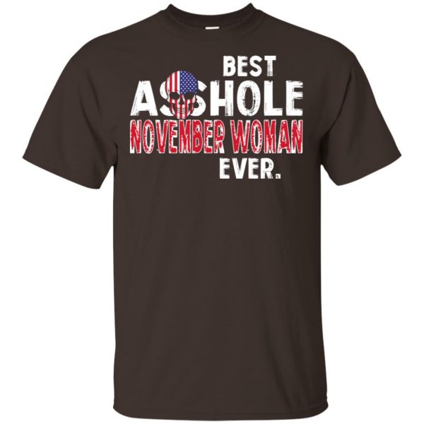 Best Asshole November Woman Ever T-Shirts, Hoodie, Tank 3