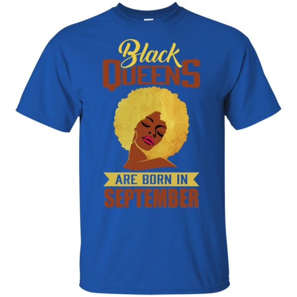 Black Queens Are Born In September T-Shirts, Hoodie, Tank Apparel 5