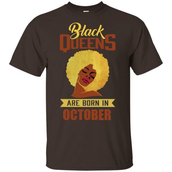 Black Queens Are Born In October T-Shirts, Hoodie, Tank Apparel 4