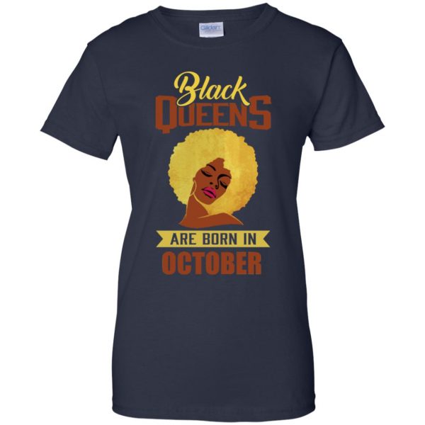 Black Queens Are Born In October T-Shirts, Hoodie, Tank Apparel 13