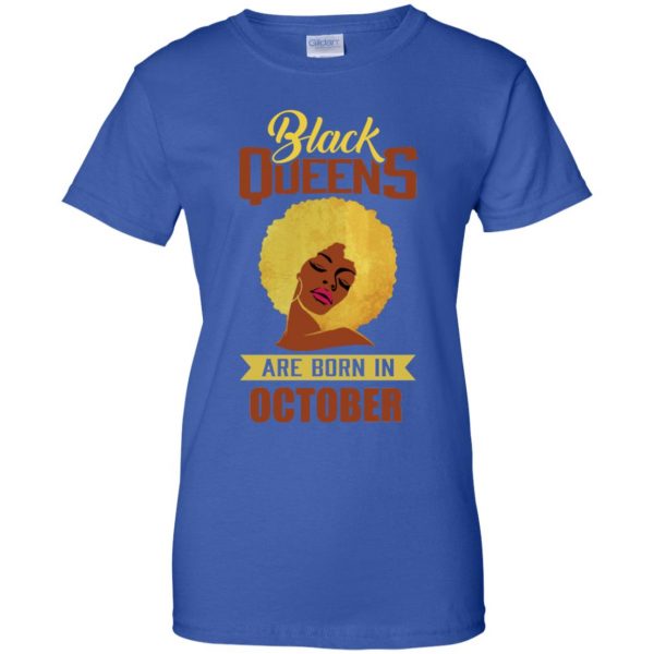Black Queens Are Born In October T-Shirts, Hoodie, Tank Apparel 14