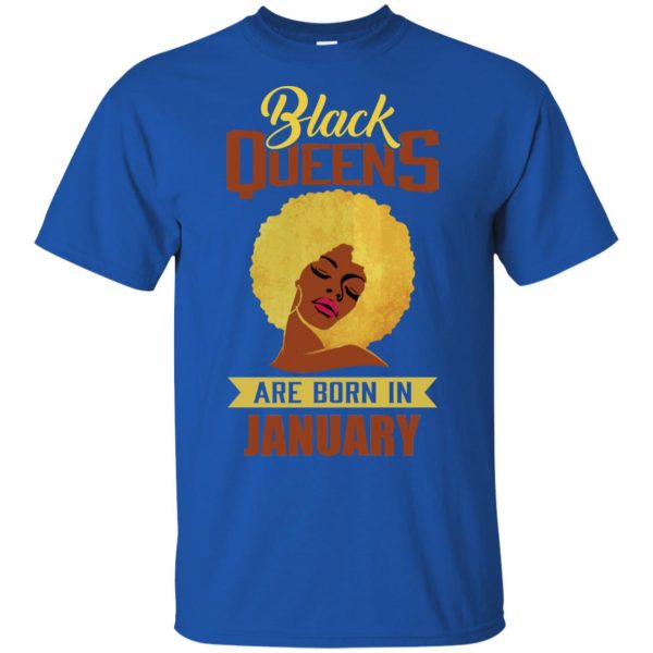 Black Queens Are Born In January T-Shirts, Hoodie, Tank Apparel 5