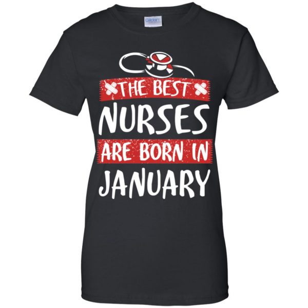 The Best Nurses Are Born In January Birthday T-Shirts, Hoodie, Tank Apparel 12