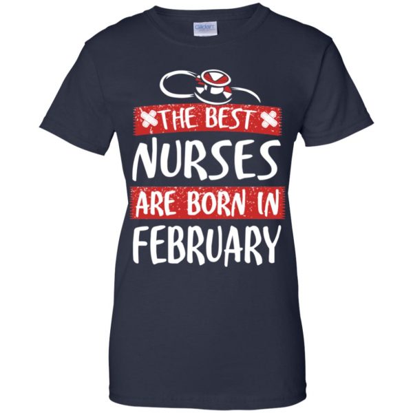 The Best Nurses Are Born In February Birthday T-Shirts, Hoodie, Tank Apparel 13