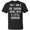 January Girls Are Sunshine Mixed With A Little Hurricane T-Shirts, Hoodie, Tank Apparel 2