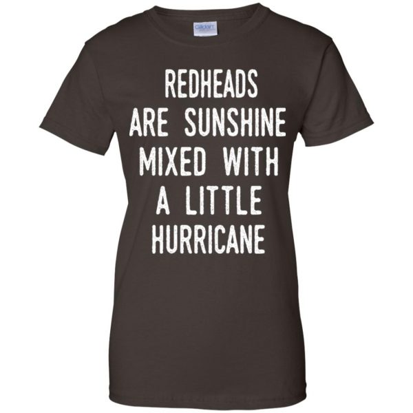 Redhead Girls Are Sunshine Mixed With A Little Hurricane T-Shirts, Hoodie, Tank Apparel 12