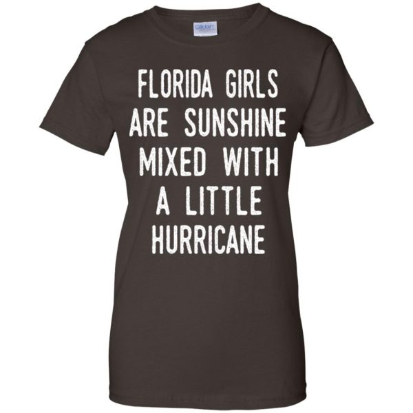 Florida Girls Are Sunshine Mixed With A Little Hurricane T-Shirts, Hoodie, Tank Apparel 12