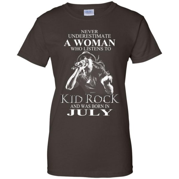A Woman Who Listens To Kid Rock And Was Born In July T-Shirts, Hoodie, Tank Apparel 12