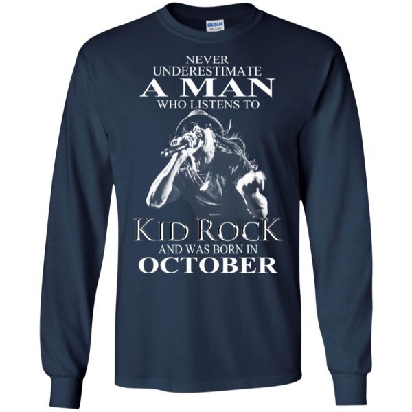 A Man Who Listens To Kid Rock And Was Born In October T-Shirts, Hoodie, Tank 8