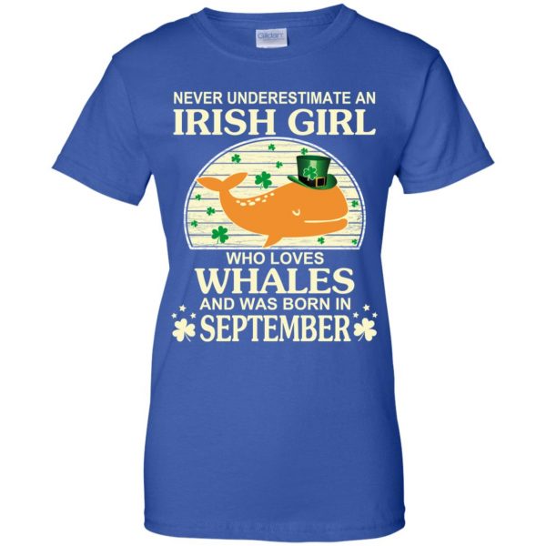 An Irish Girl Who Loves Whales And Was Born In September T-Shirts, Hoodie, Tank 14