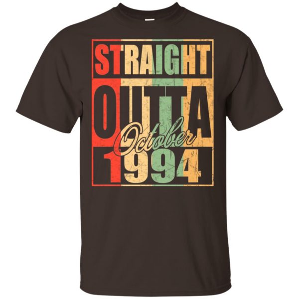 Vintage Straight Outta October 1994 Birthday T-Shirts, Hoodie, Tank 4