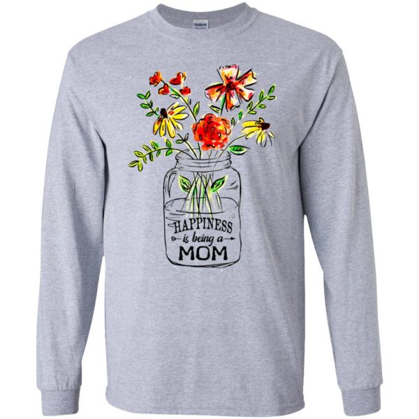 Happiness Is Being A Mom Flower T-Shirts, Hoodie, Tank 6