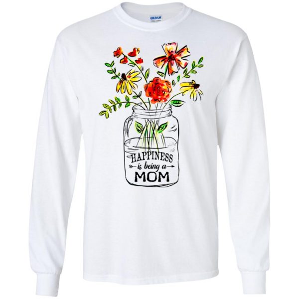 Happiness Is Being A Mom Flower T-Shirts, Hoodie, Tank 7
