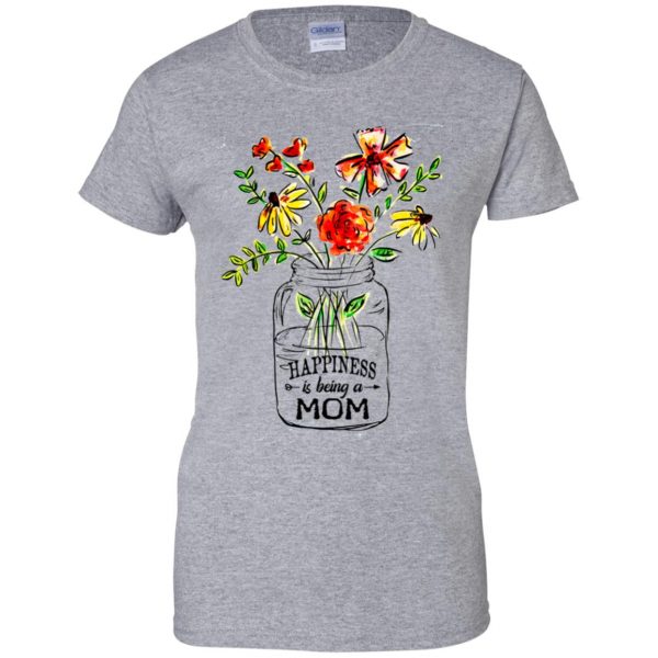 Happiness Is Being A Mom Flower T-Shirts, Hoodie, Tank 12