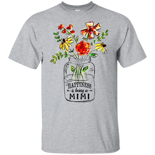 Happiness Is Being A Mimi Flower T-Shirts, Hoodie, Tank 3