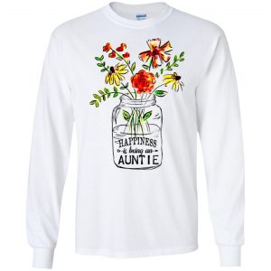 Happiness Is Being A Auntie Flower T-Shirts, Hoodie, Tank 18
