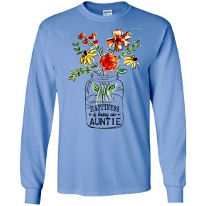 Happiness Is Being A Auntie Flower T-Shirts, Hoodie, Tank 19