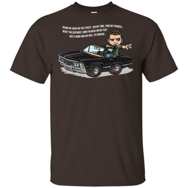 Supernatural: Rising Up Back On The Street Did My Time Took My Chances T-Shirts, Hoodie, Tank 3
