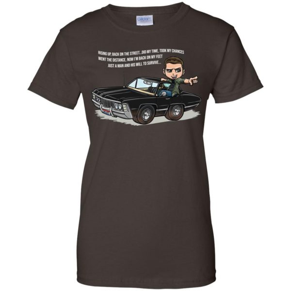Supernatural: Rising Up Back On The Street Did My Time Took My Chances T-Shirts, Hoodie, Tank 11