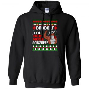 Brodolf The Red Nose Gainzdeer Christmas Sweater, T-Shirts, Hoodie 19