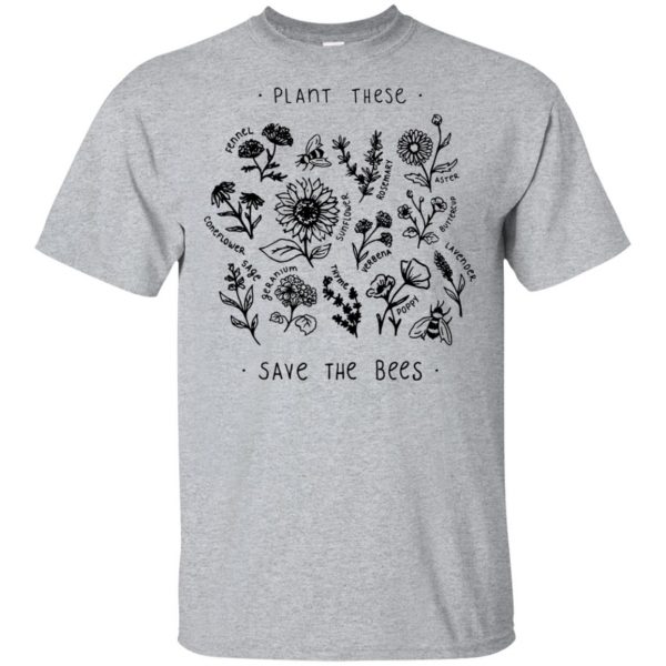 Plant These Save The Bees T-Shirts, Hoodie, Tank 3
