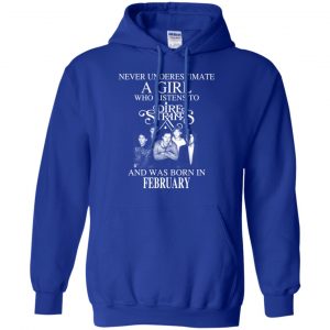 A Girl Who Listens To Dire Straits And Was Born In February T-Shirts, Hoodie, Tank 21