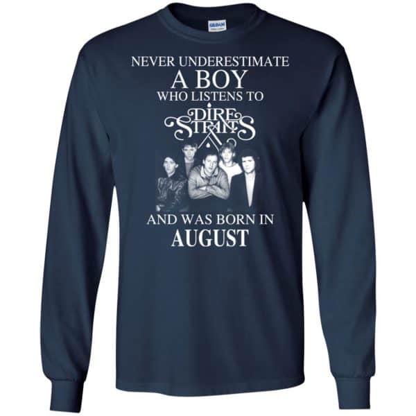 A Boy Who Listens To Dire Straits And Was Born In August T-Shirts, Hoodie, Tank 8